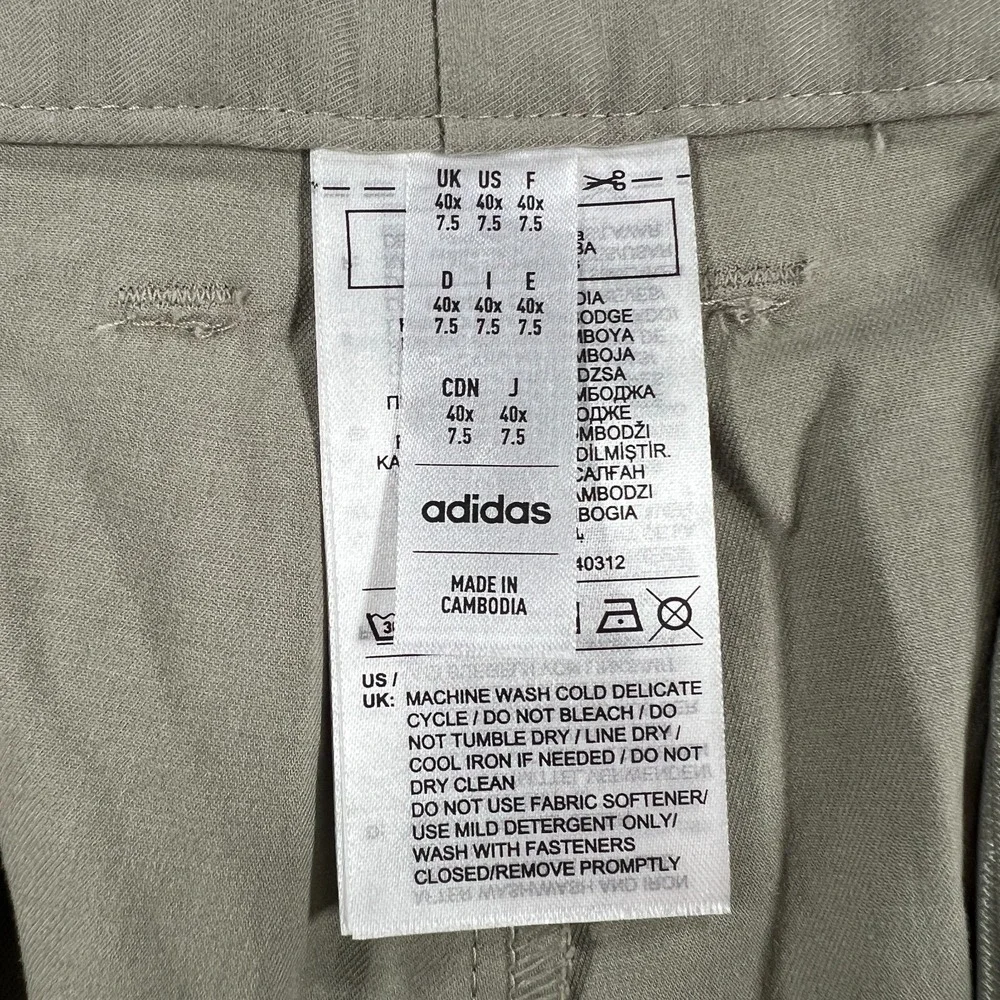 Adidas Shorts Mens Size 40 Go‎ To 5 Pocket Chino Casual Golf Outdoor Light New